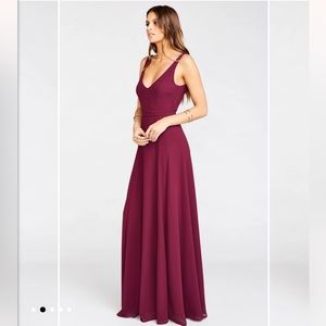 Jenn maxi merlot bridesmaid dress Show Me Your Mumu